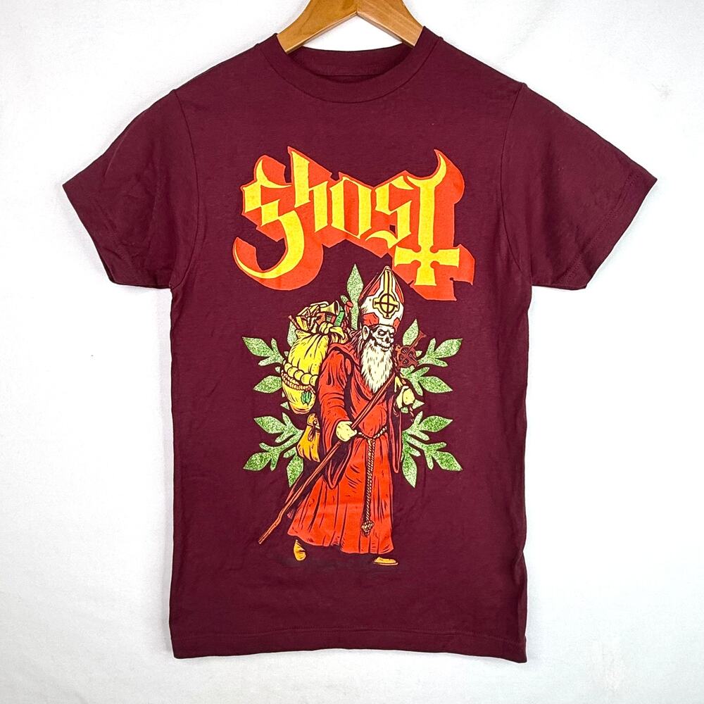 NWT Ghost Band Papa Noel Holiday T-Shirt Small